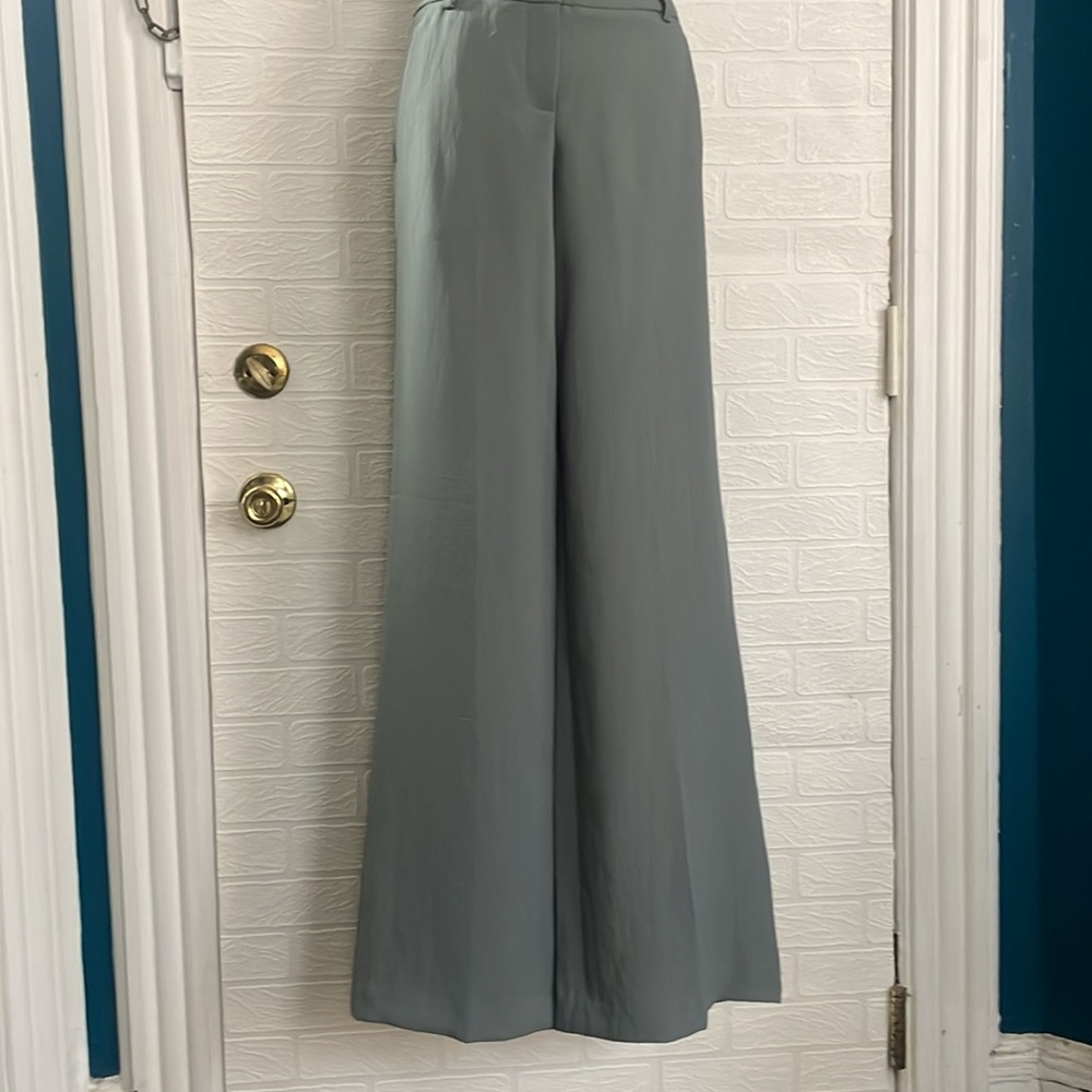 Poleci Classic Gray Wide-Leg Pants - Picture 2 of 3